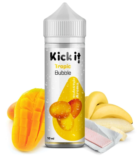 KickIt S&V - Tropická žvýkačka 10ml