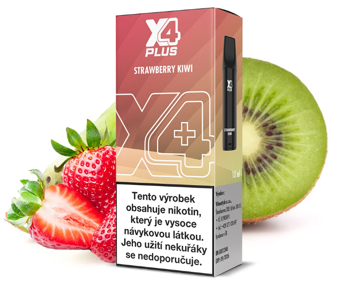 X4 Plus Pod - Strawberry Kiwi (Jahoda a kiwi) Jahoda a kiwi