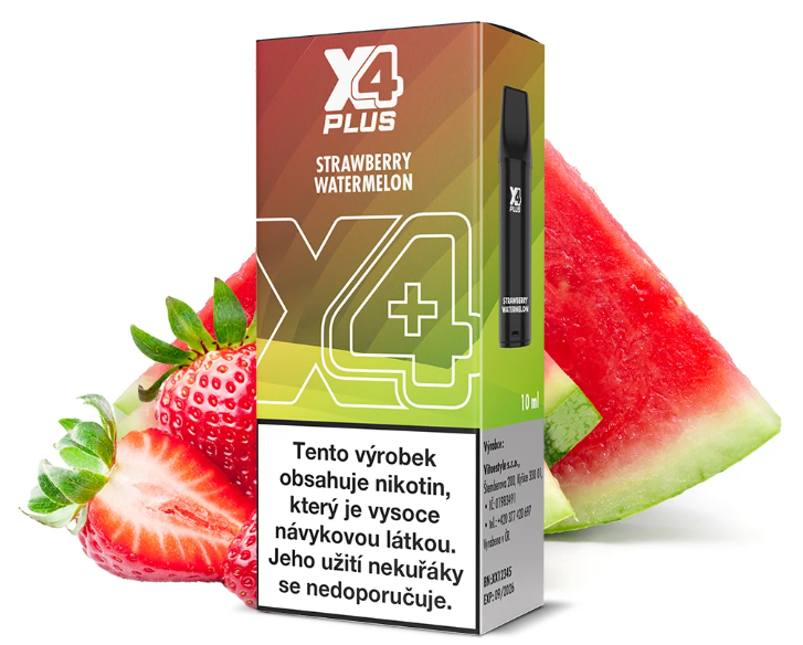 X4 Plus Pod - Strawberry Watermelon (Jahoda a meloun) Jahoda a meloun