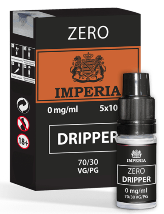 Imperia Zero Dripper beznikotinová báze (70VG/30PG) 5x10ml