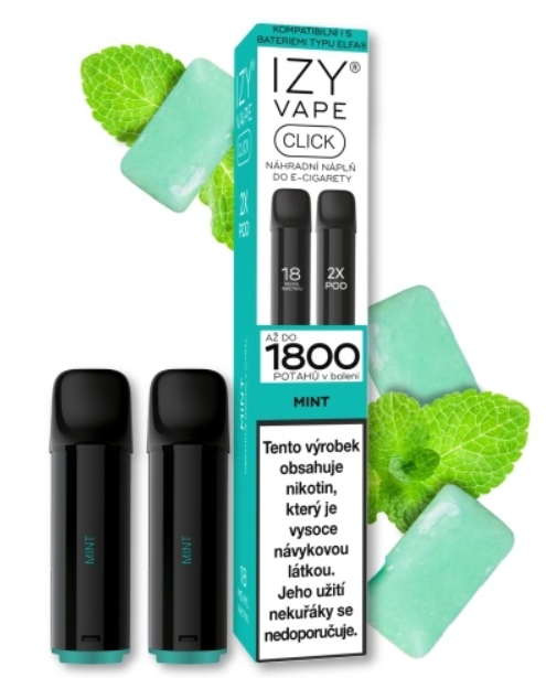 IZY VAPE IZY CLICK náplň Mint (Máta) 2x2ml Máta
