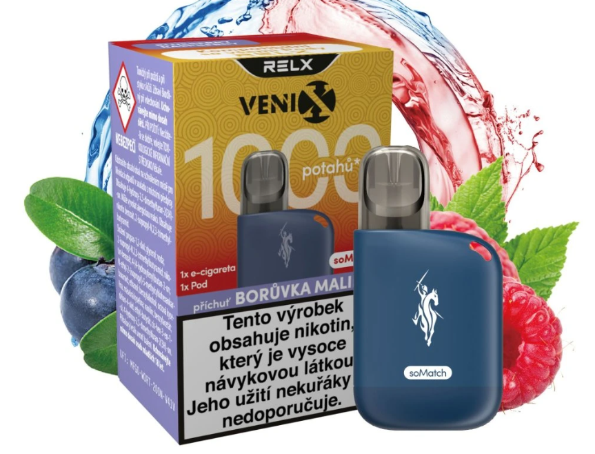 Venix VENIX-RELX soMatch Starter Kit Deep Blue - Blueberry Raspberry Borůvka a malina