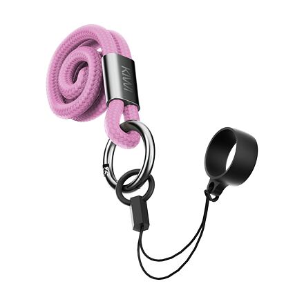 Šňůrka pro zavěšení na krk KIWI Barva: Pink Bloom