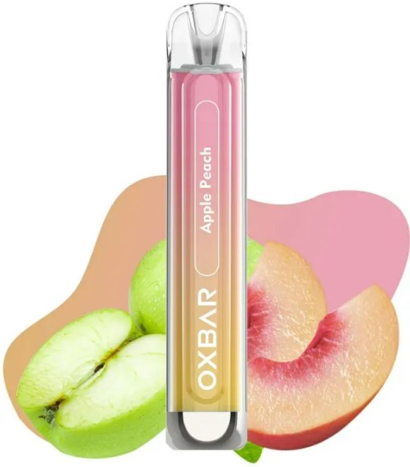 OXVA OXBAR C800 jednorázová e-cigareta - Apple Peach (Jablko a broskev) 16mg