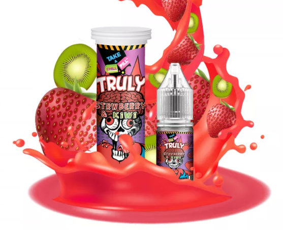 Příchuť CHILL PILL - Truly Strawberry and Kiwi (Jahoda a kiwi) 10ml