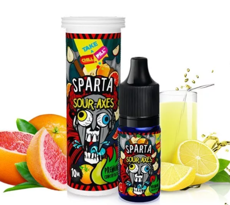 Příchuť CHILL PILL - Sparta - Sour Axes (Sladkokyselé ovoce) 10ml