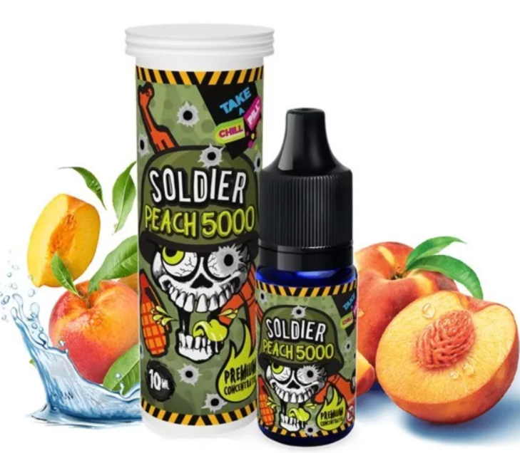 Příchuť CHILL PILL - Soldier - Peach 5000 (Broskev) 10ml