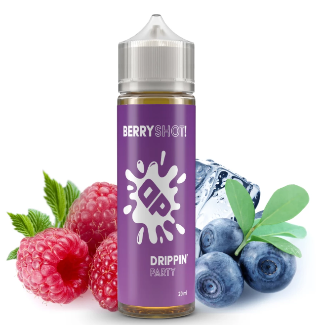 Drippin' Party Drippin Party - Berryshot (Kyselé maliny a sladké borůvky) Shake&Vape 10ml