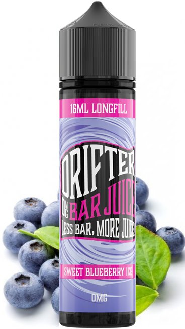 Juice Sauz Drifter Bar Juice S&V - Sweet Blueberry Ice (Chladivá sladká borůvka) 16ml
