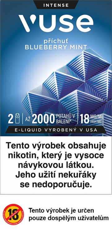 Vuse Pod náplň Blueberry Mint (Ice) 18 mg 2ks Chladivá borůvka (obrázek 3)