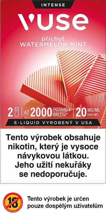 Vuse Pods náplň Watermelon Ice 18 mg 2ks Chladivý vodní meloun
