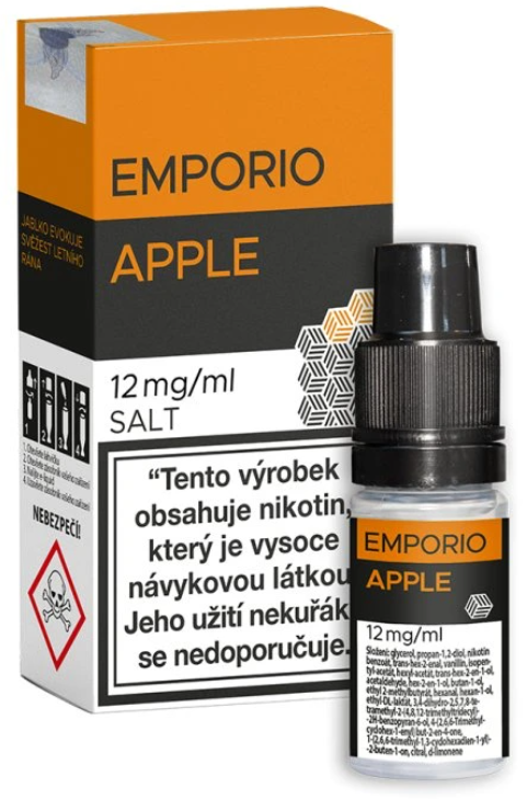 e-liquid EMPORIO Nic Salt Apple 10ml Obsah nikotinu: 12 mg