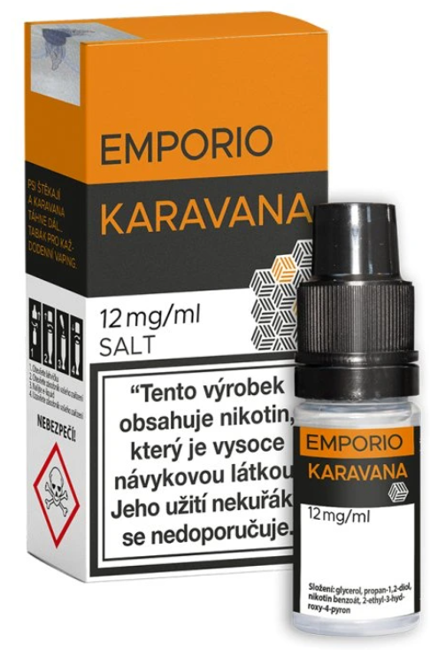 e-liquid EMPORIO Nic Salt Karavana 10ml Obsah nikotinu: 12 mg