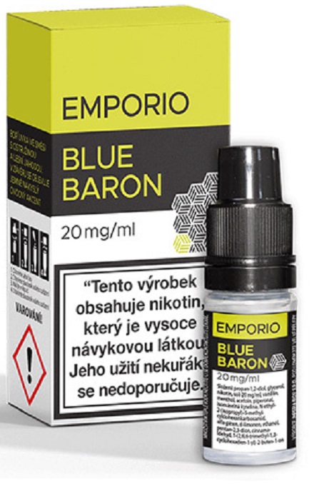 e-liquid EMPORIO Nic Salt Blue Baron 10ml Obsah nikotinu: 20 mg
