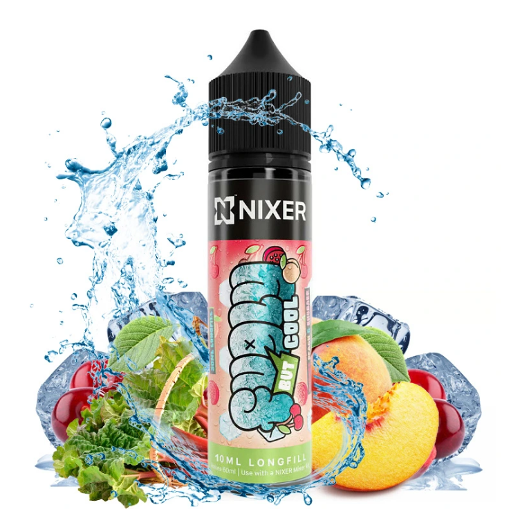 Nixer Fugly But Cool S&amp;V - Cherry, Peach &amp; Rhubarb Ice (Chladivá třešeň, broskev a rebarbora) 10ml