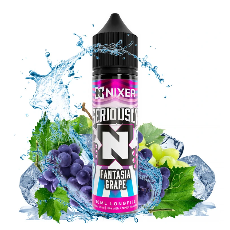 Nixer Seriously S&amp;V - Fantasia Grape Ice (Chladivé hrozno) 10ml