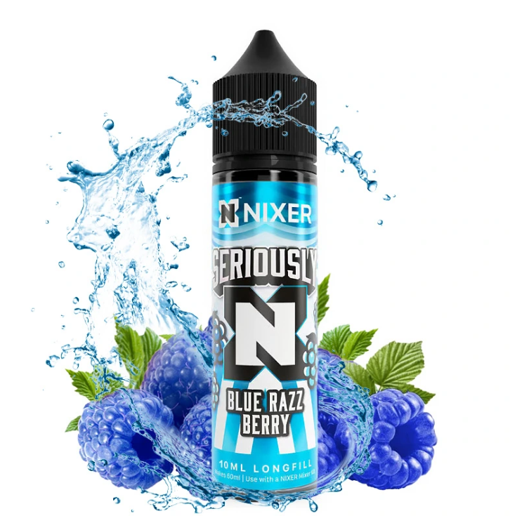 Nixer Seriously S&amp;V - Blue Razz Berry (Malina) 10ml