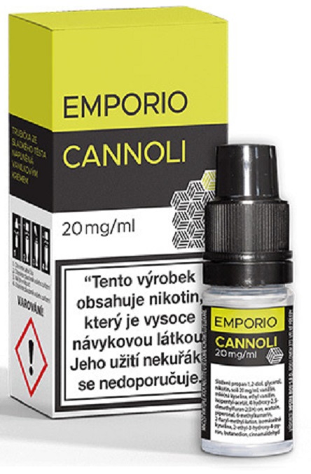 e-liquid EMPORIO Nic Salt Cannoli 10ml Obsah nikotinu: 20 mg