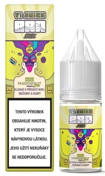 e-liquid TI Juice Bar Series – Kiwi Passionfruit Guava (Kiwi, marakuja, guava) 20mg 10ml Kiwi, marakuja, guava