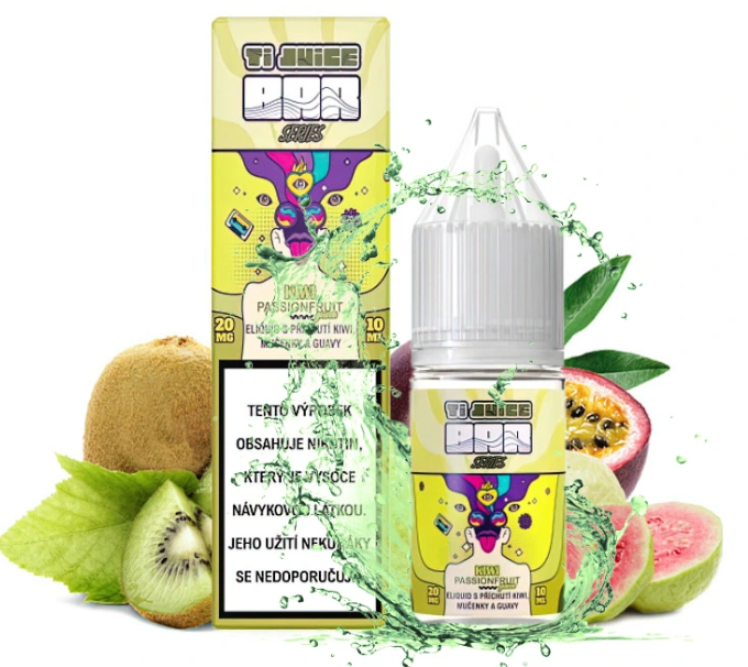 e-liquid TI Juice Bar Series - Kiwi Passionfruit Guava (Kiwi, marakuja, guava) 20mg 10ml Kiwi, marakuja, guava