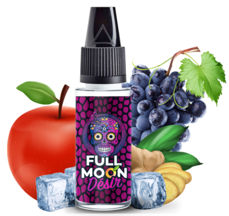 Levně Příchuť Full Moon - Eden Desir (Jablko, hroznové víno a zázvor s ledem) 10ml