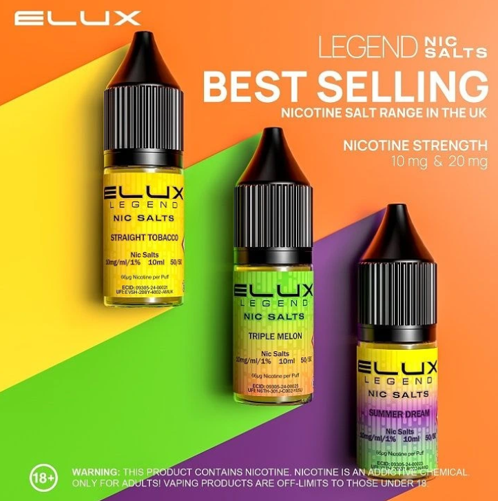 e-liquid Elux Legend Salts - Blueberry Cherry Cranberry (Borůvka, třešeň, brusinka) 20mg 10ml (obrázek 3)