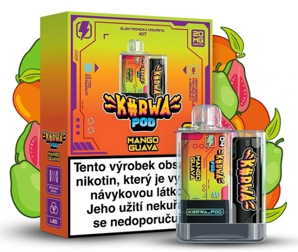 Kurwa Pod Starter Kit – Mango Guava (Mango, guava) 20mg Mango, guava