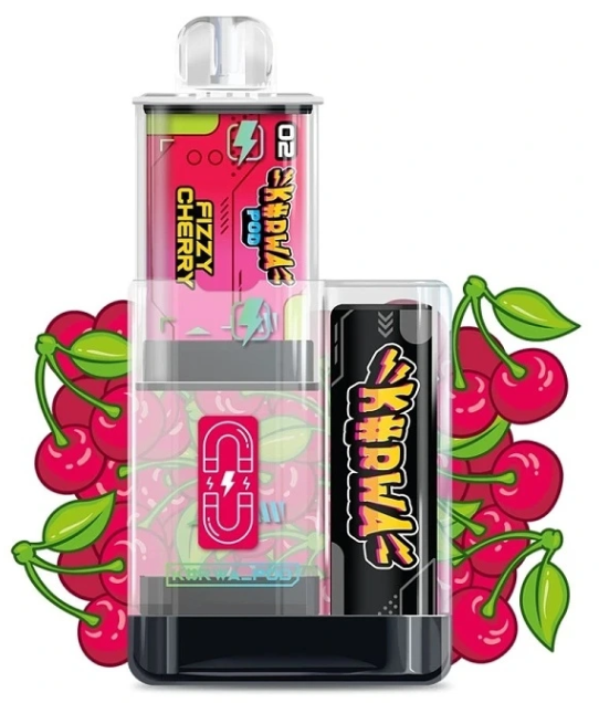 Kurwa Pod Kapsle 2ks – Fizzy Cherry (Třešňová limonáda) 20mg Třešňová limonáda