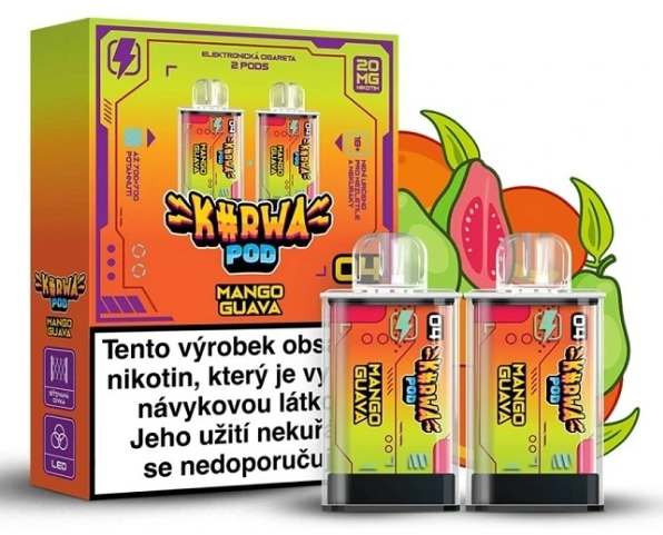 Kurwa Pod Kapsle 2ks - Mango Guava (Mango, guava) 20mg Mango, guava