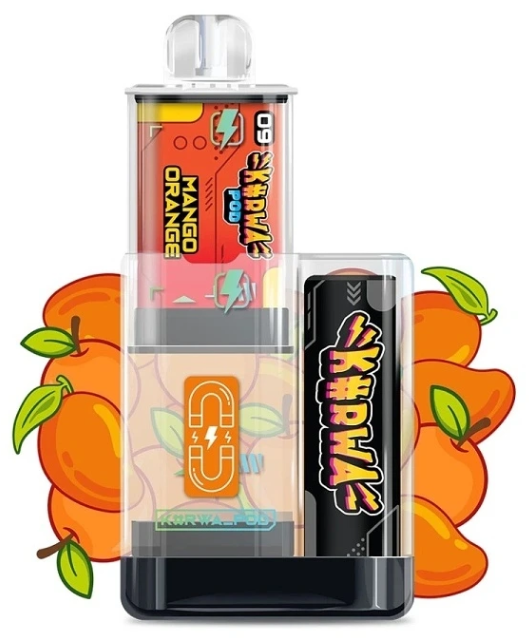 Kurwa Pod Kapsle 2ks – Mango Orange (Mango, pomeranč) 20mg Mango, pomeranč