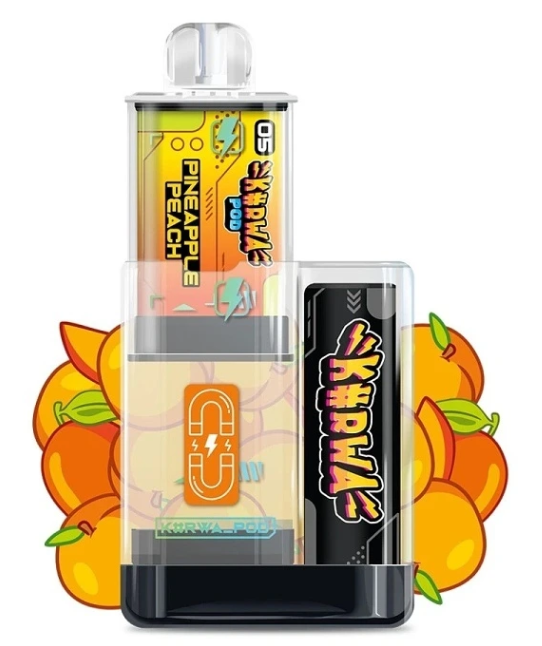 Kurwa Pod Kapsle 2ks – Pineapple Peach (Ananas, broskev) 20mg Ananas, broskev