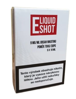 E-Liquid Shot - Booster 70/30 - 9mg - 5x10ml