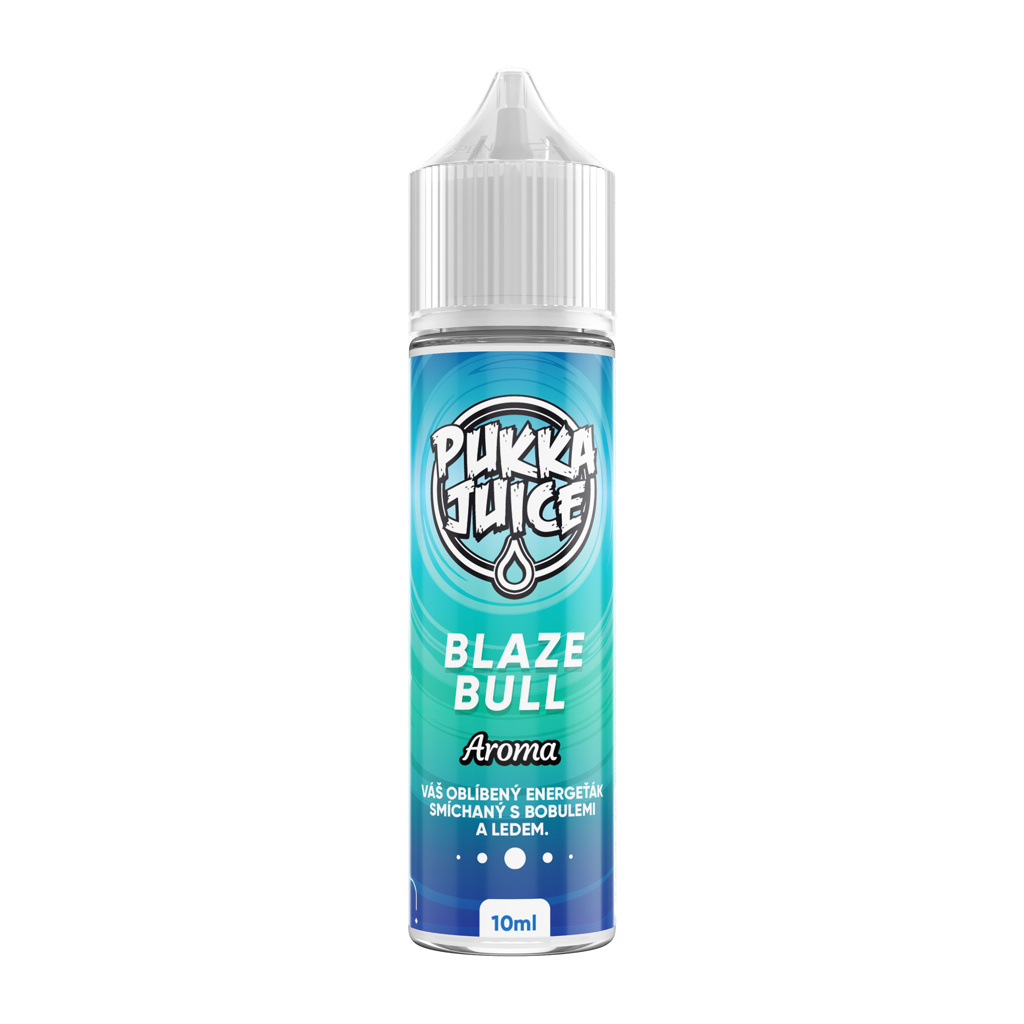 Příchuť Pukka Juice S&V: Blaze Bull (Energeťák s ledem a bobulemi) 10ml