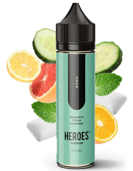 Pro Vape Příchuť ProVape Heroes S&V: Bond (Máta, citrusy, okurka) 10ml