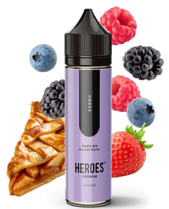 Pro Vape Příchuť ProVape Heroes S&V: Zorro (Jablečný koláč s lesním ovocem) 10ml