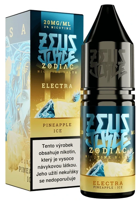 Zeus Juice Zodiac Salt - Electra (Chladivý ananas) 10ml 20mg Chladivý ananas