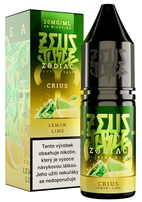 Zeus Juice Zodiac Salt - Crius (Citron, limetka) 10ml 20mg Citron, limetka
