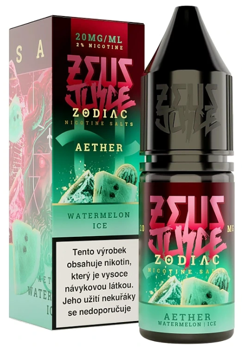 Zeus Juice Zodiac Salt - Aether (Chladivý meloun) 10ml 20mg Chladivý meloun