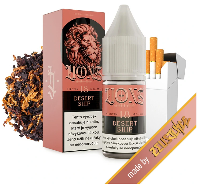 e-liquid Lions Juice - Desert Ship (Orientální tabák) 10ml Obsah nikotinu: 6 mg Orientální tabák