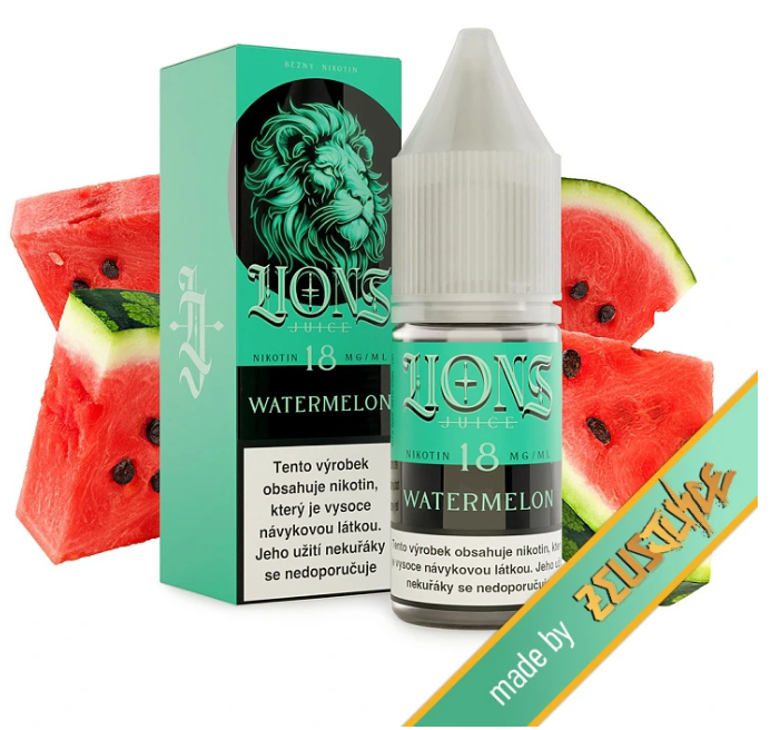 e-liquid Lions Juice - Watermelon (Meloun) 10ml Obsah nikotinu: 18 mg Meloun