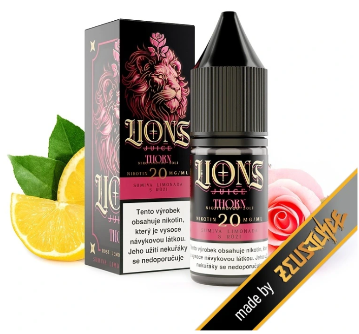 e-liquid Lions Juice Salt - Thorn (Citrusová limonáda) 10ml Obsah nikotinu: 20 mg Citrusová limonáda