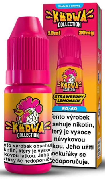 e-liquid Kurwa Collection – Strawberry Lemonade (Jahoda, citron) 10ml 20mg Jahoda, citron