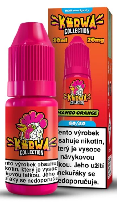 e-liquid Kurwa Collection – Mango Orange (Mango, pomeranč) 10ml 20mg Mango, pomeranč