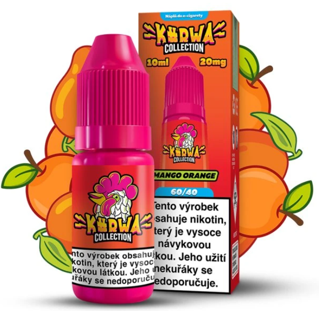 e-liquid Kurwa Collection - Mango Orange (Mango, pomeranč) 10ml 20mg Mango, pomeranč