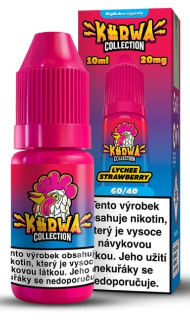 e-liquid Kurwa Collection – Lychee Strawberry (Liči, jahoda) 10ml 20mg Liči, jahoda