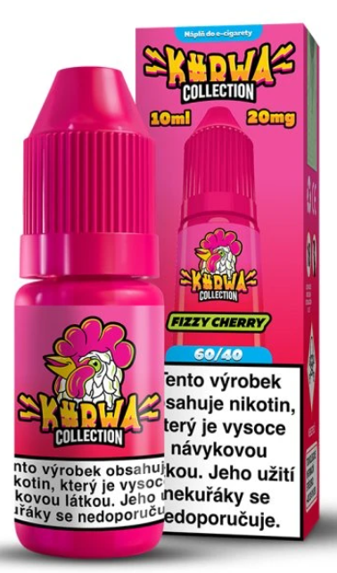 e-liquid Kurwa Collection – Fizzy Cherry (Třešňová limonáda) 10ml 20mg Třešňová limonáda