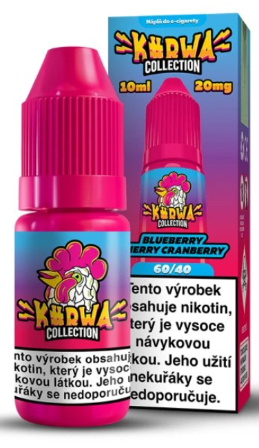 e-liquid Kurwa Collection – Blueberry Cherry Cranberry (Borůvka, třešeň, brusinka) 10ml 20mg Borůvka, třešeň, brusinka
