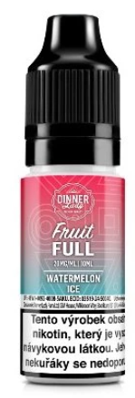 e-liquid Dinner Lady Bar Salts Fruit – FULL Watermelon Ice (Chladivý meloun) 10ml 20mg