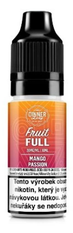 e-liquid Dinner Lady Bar Salts Fruit – FULL Mango Passion (Mango, marakuja) 10ml 20mg