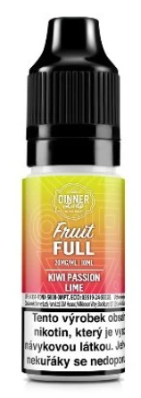 e-liquid Dinner Lady Bar Salts Fruit – FULL Kiwi Passion Lime (Exotický mix) 10ml 20mg